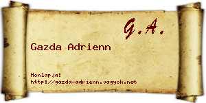Gazda Adrienn névjegykártya