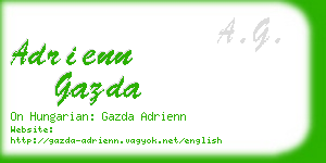 adrienn gazda business card